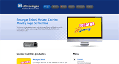 Desktop Screenshot of multirecargastelcel.com